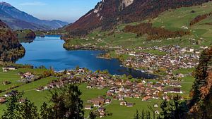 Ansicht von Lungern, Schweiz