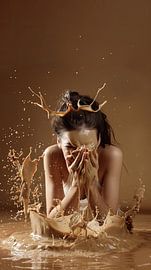 Portrait geschmolzene Schokolade von Egon Zitter