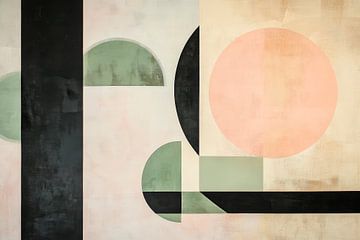 Abstract geometric composition by Poster Art Shop