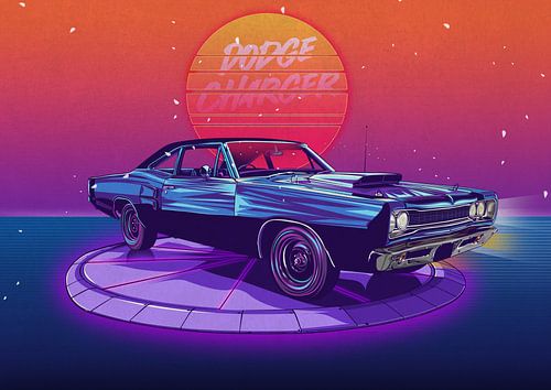 American vintage Dodge Charger