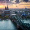 Sunset in Cologne by Martin Wasilewski