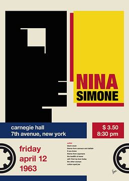 No274 MY Nina Simone Concert Poster (gezien bij vtwonen)