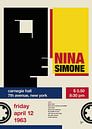 No274 MY Nina Simone Concert Poster (gezien bij vtwonen) van Chungkong Art thumbnail