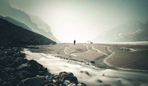 Gletsjer in Canada van Jip van Bodegom