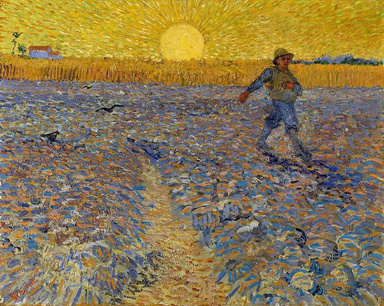 Der Sämann, Vincent van Gogh. von Meesterlijcke Meesters