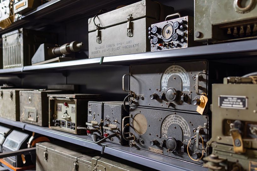 Historical Communications: Old World War II radios by Triki Photography