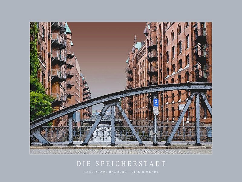 Hamburg, Speicherstadt – Fleet von Dirk H. Wendt