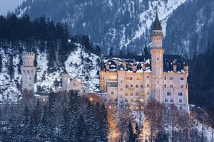 Château de Neuschwanstein, Allgäu, Bavière, Allemagne sur Henk Meijer Photography