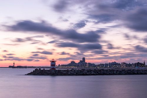 Lever de soleil à Scheveningen