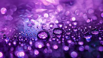 Panorama de la pluie violette sur TheXclusive Art