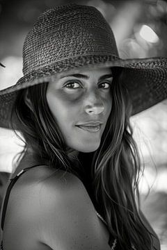 fantasie model vrouw glossy van Egon Zitter