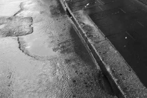 Losse pols foto van straatoppervlak