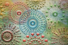 Collage mandala by Rietje Bulthuis