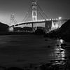 Le Golden Gate Bridge de San Francisco en noir et blanc sur Tux Photography