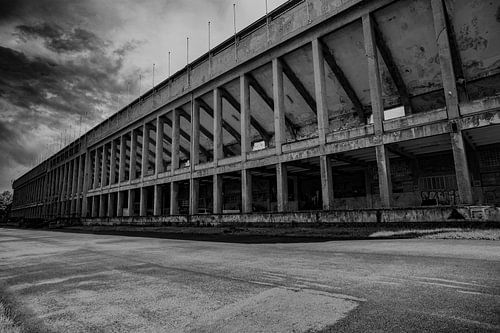 Praag, Tsjechië, 30 mei 2024: Het Grote Strahov Stadion, Praag, Tsjechië. Langer dan elk huidig of voormalig sportstadion.