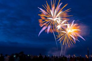 Vuurwerk boven Nijmegen
