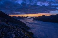 sunset in the mountains by Mark Lenoire thumbnail