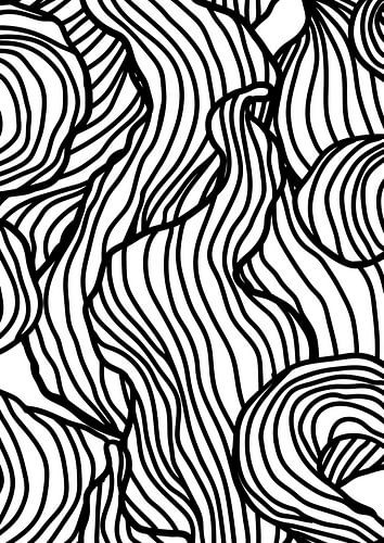 Abstrakt schwarz und weiß