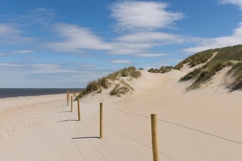 Het Strand in Ouddorp van Charlene van Koesveld