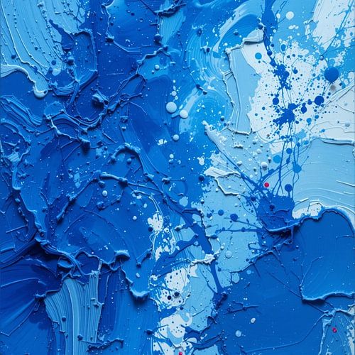 Passion tranquille - Peinture bleue 1.2