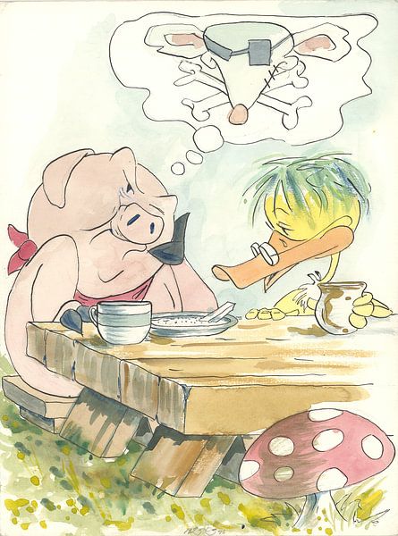 Ducky klatscht über den neuen Bewohner von Hans Zantman