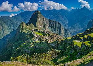 Herrliche Panorama der verborgenen Stadt Machu Picchu