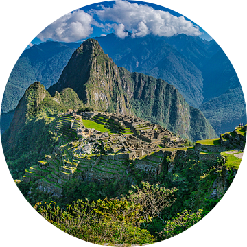 Prachtig panorama van de verborgen stad, Machu Picchu