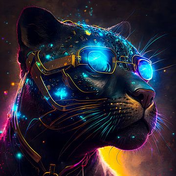 Galaxy Black Panther by Mutschekiebchen