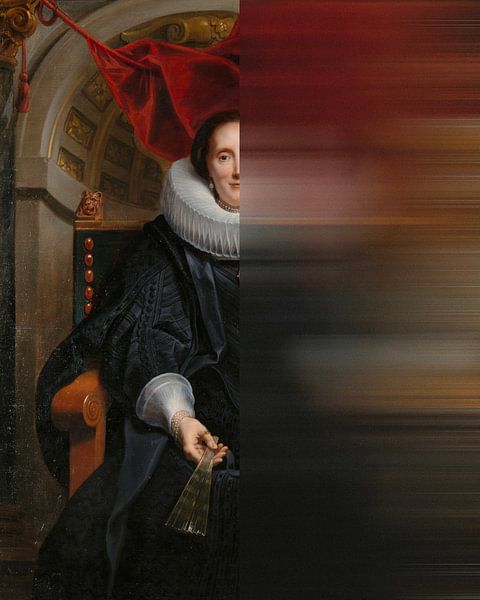 Portrait de Catherine Behaghel, original (1635) de Jacob Jordaens par The New Classics