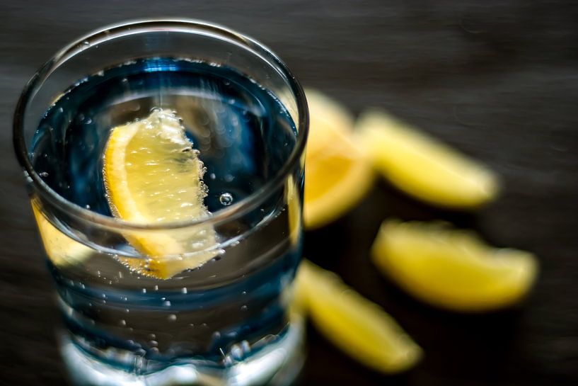 Fruit : Mineraalwater met citrusvruchten van Photoart-Naegele