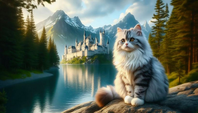 Chat du château par INGO
