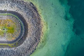 Aan het eind van de pier