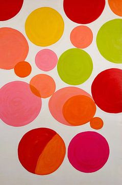 Abstract ontwerp met kleurrijke geometrische vormen van Art & Soul Creations