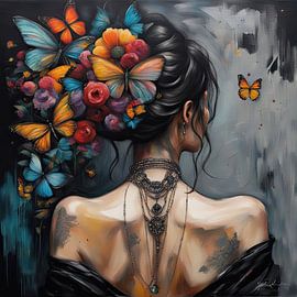 Peindre des papillons 68.24 sur Peintures accrocheuses