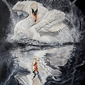 the swan in its power by Els Fonteine