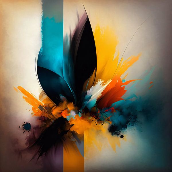 Colourful Abstract by Jacky
