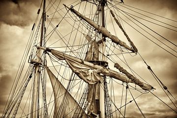 Das alte Segelschiff von Martin Bergsma