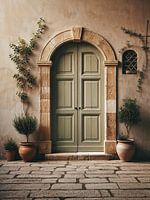 Vintage Mediterrane Italiaanse Patio