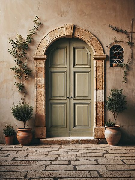 Vintage Mediterranean Italian Patio by Colors of Spring