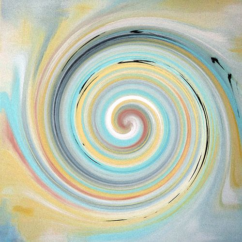 Unendlichkeit 19 / Spirale / Farbstrudel