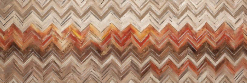 Zigzag Patterns with Warm Hue by Whale & Sons