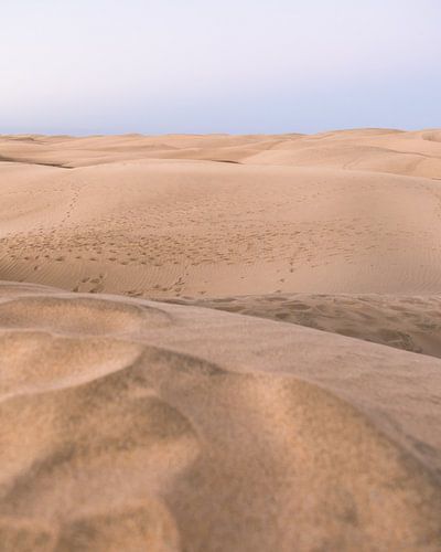 Dune de sable avec lever de soleil | Espagne