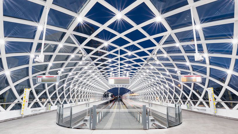 Den Haag Centraal: Perron van de Randstadrail van Erik Brons