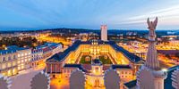 Alter Markt en het stadspaleis in Potsdam bij nacht van Werner Dieterich thumbnail