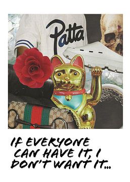 Bad Habits Polaroid Serie: Drang naar ongrijpbare status, mode en cultuur, Patta en Gucci als statussymbolen van Beautiful Thrills