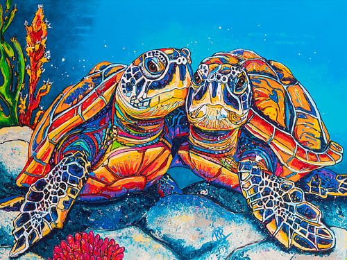 Meer der Liebe von Happy Paintings / Renata Rolefes