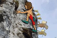 Free climbing with consequences