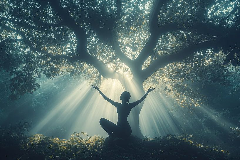 forêt spirituelle par Egon Zitter