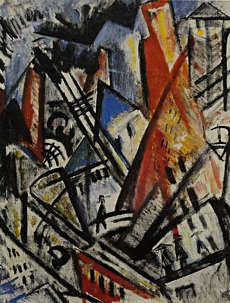 Olga Rozanova - Ville par Peter Balan