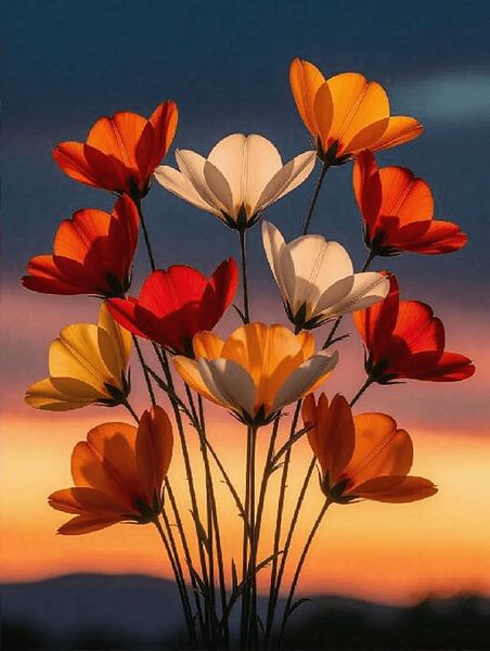 Sonnenuntergang Blüte von Artistic